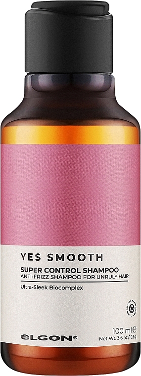 Шампунь для неслухняного волосся - Elgon Yes Smooth Super Control Shampoo — фото N1