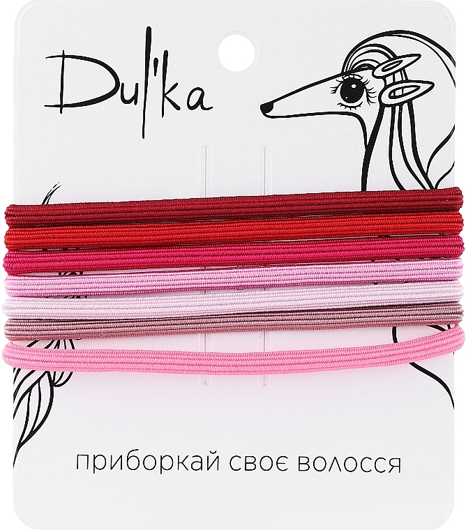 Набор разноцветных резинок для волос UH717707, 7 шт - Dulka  — фото N1
