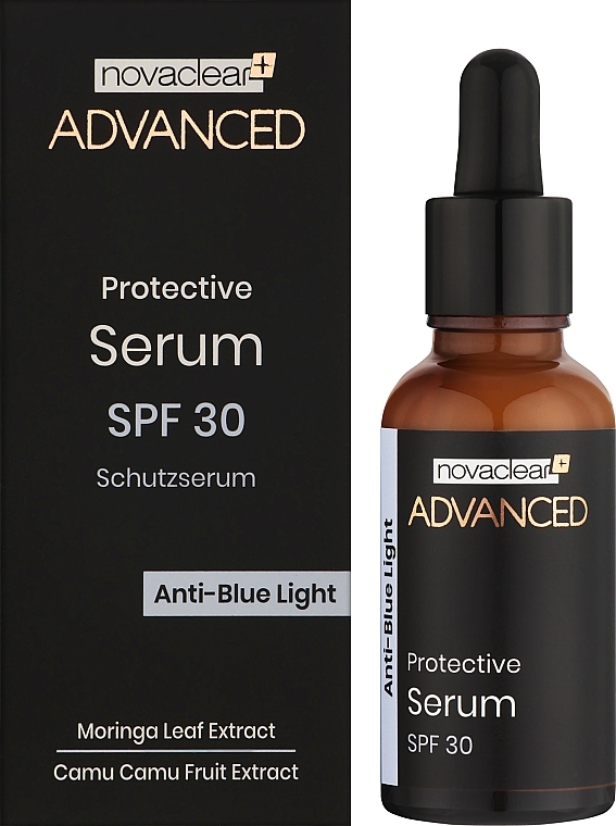 Захисна сироватка проти синього світла, SPF 30 - Novaclear Advanced Protective Serum Anti-Blue Light SPF 30 — фото N2