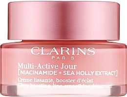 Парфумерія, косметика Денний крем для сухої шкіри - Clarins Multi-Active Jour Niacinamide+Sea Holly Extract Glow Boosting Line-Smoothing Day Cream