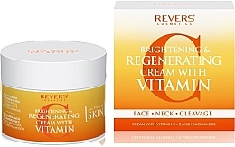Парфумерія, косметика Освітлювальний крем для обличчя та шиї - Revers Brightening Regenerating Cream with Vitamin C
