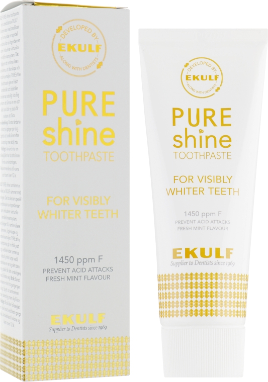 Відбілювальна зубна паста - Ekulf Pure Shine Toothpaste — фото N3