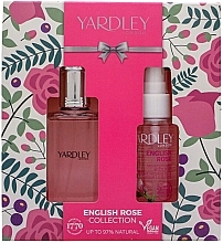 Yardley English Rose - Набор (edt/50ml + spray/50ml) — фото N1