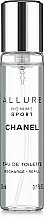 Chanel Allure homme Sport - Набор (edt/20ml + refill/2x20ml) — фото N2