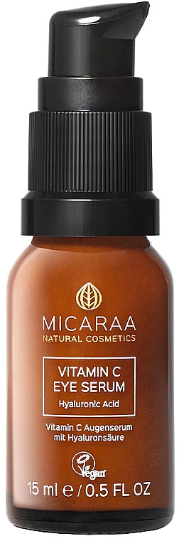 Сироватка для повік з вітаміном С - Micaraa Vitamin C Eye Serum — фото N1