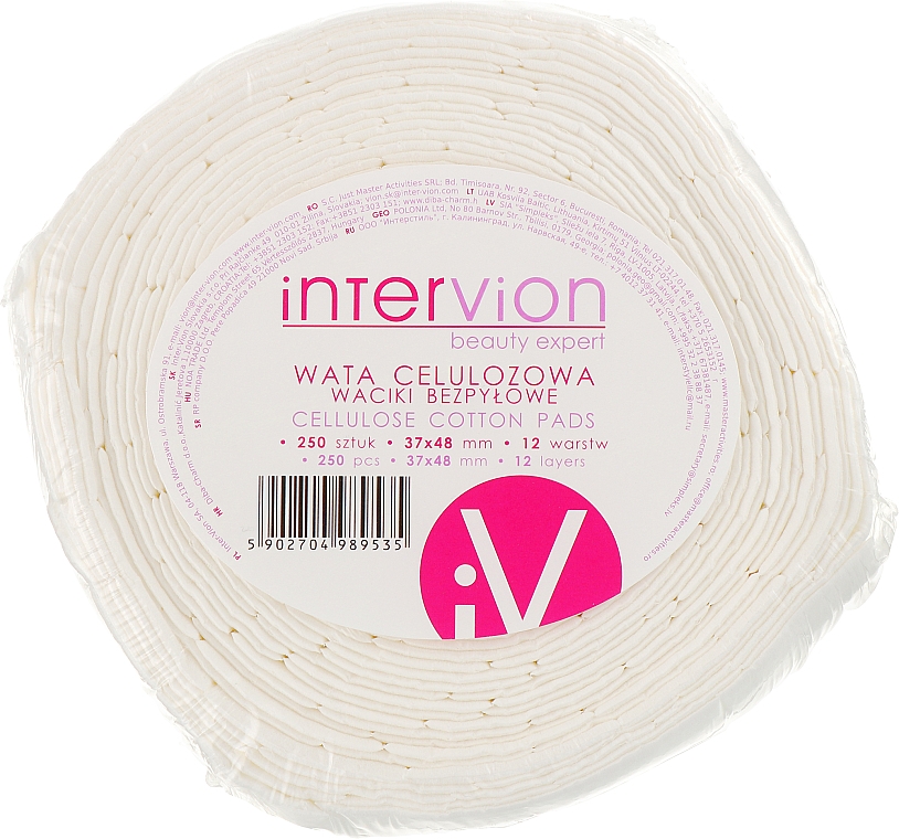 Безворсовые салфетки для ногтей - Inter-Vion Cotton Pads — фото N1