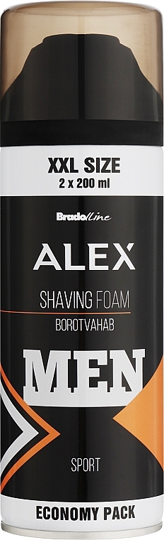 Пена для бритья - Bradoline Alex Sport Shaving Foam — фото N3
