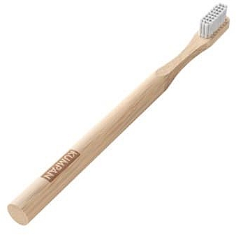 Зубна щітка бамбукова, AS02, м'яка - Kumpan Bamboo Soft Toothbrush — фото N3