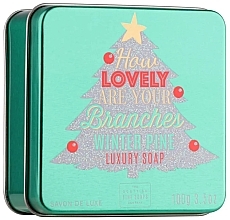 Духи, Парфюмерия, косметика Мыло "Елка" - Scottish Fine Soaps Merry Little Christmas Lovely Branches Winter Pine Soap In a Tin