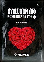 Парфумерія, косметика Маска-детокс з екстрактом троянди - Medi-Peel Hyaluron 100 Rose Energy Tox