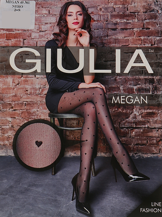 Колготки "Megan 01" 40 Den, nero - Giulia