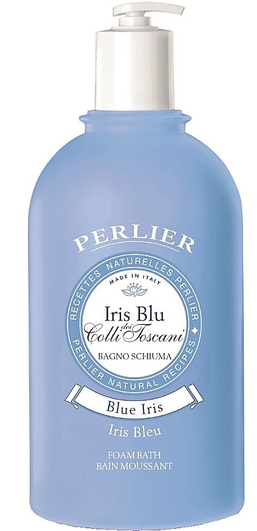 Піна для ванни "Ірис" - Perlier Blue Iris Bath Foam — фото N1