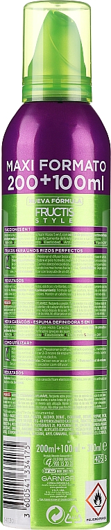 Мусс для волос - Garnier Fructis Style Perfect Moisturizing Foam — фото N2