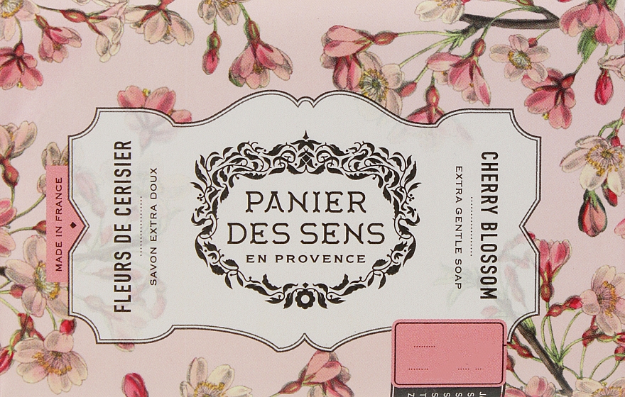 Экстра-нежное мыло масло ши "Квітка Вишні" - Panier Des Sens Extra Gentle Natural Soap with Shea Butter Cherry Blossom — фото N2