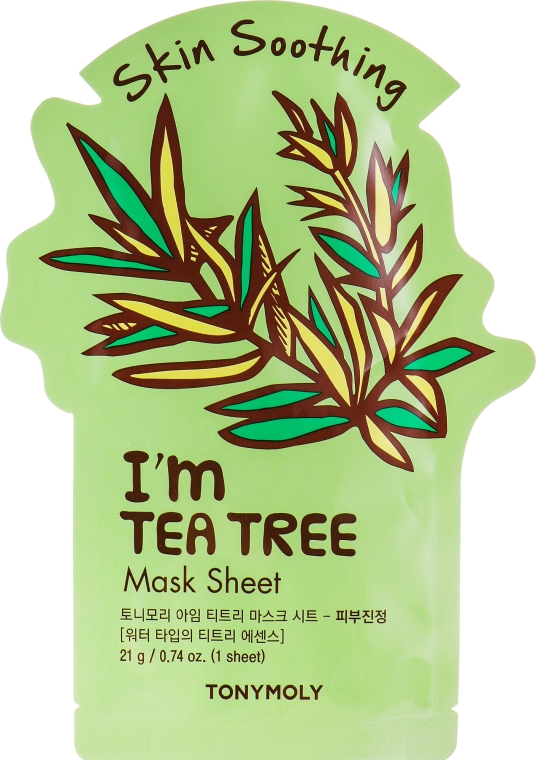 Листовая маска для лица - Tony Moly I'm Real Tea Tree Mask Sheet 