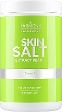Сіль для ніг "Екстракт груші" - Farmona Professional Skin Salt Extract Pear Foot Bath Salt — фото N1