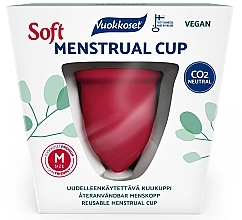 Менструальная чаша, размер M - Vuokkoset Soft Reusable Menstrual Cup — фото N1