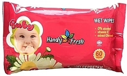 Салфетки влажные детские "Ромашка", 60 шт. - Handy Fresh Baby — фото N1