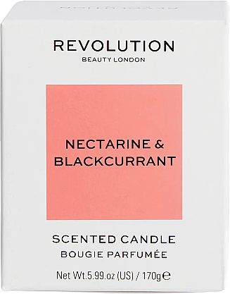 Ароматическая свеча "Нектарин и черная смородина" - Makeup Revolution Nectarine & Blackcurrant Scented Candle — фото N2
