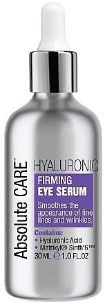 Сироватка для повік - Absolute Care Hyaluronic Firming Eye Serum — фото N1