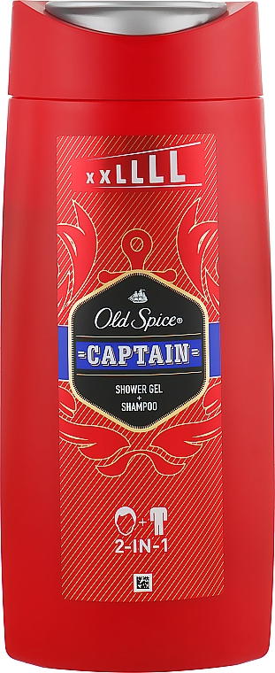 Гель-шампунь для душа - Old Spice Captain Shower Gel + Shampoo — фото N15