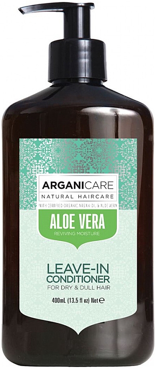 Несмываемый кондиционер для волос с алое вера - Arganicare Aloe Vera Leave-In Conditioner — фото N1