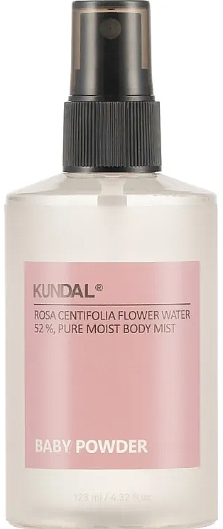 Спрей для тіла "Baby Powder" - Kundal Pure Moist Body Mist Baby Powder — фото N1