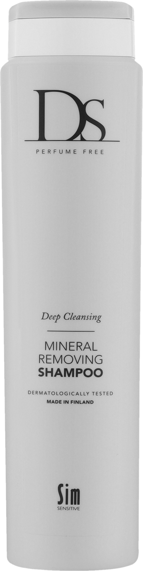 Шампунь для глибокого очещення волосся від мінералів - Sim Sensitive DS Mineral Removing Shampoo — фото 250ml