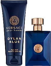 Духи, Парфюмерия, косметика Versace Dylan Blue Pour Homme - Набор (edt 100ml + sh/g 100ml)