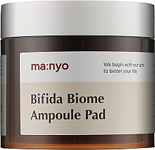Тонер-педи для захисту й відновлення шкіри - Manyo Bifida Biome Ampoule Pad — фото N1