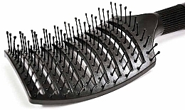 Расческа для волос продувная FitBrush, 27 х 8 см, черная - Xhair — фото N4