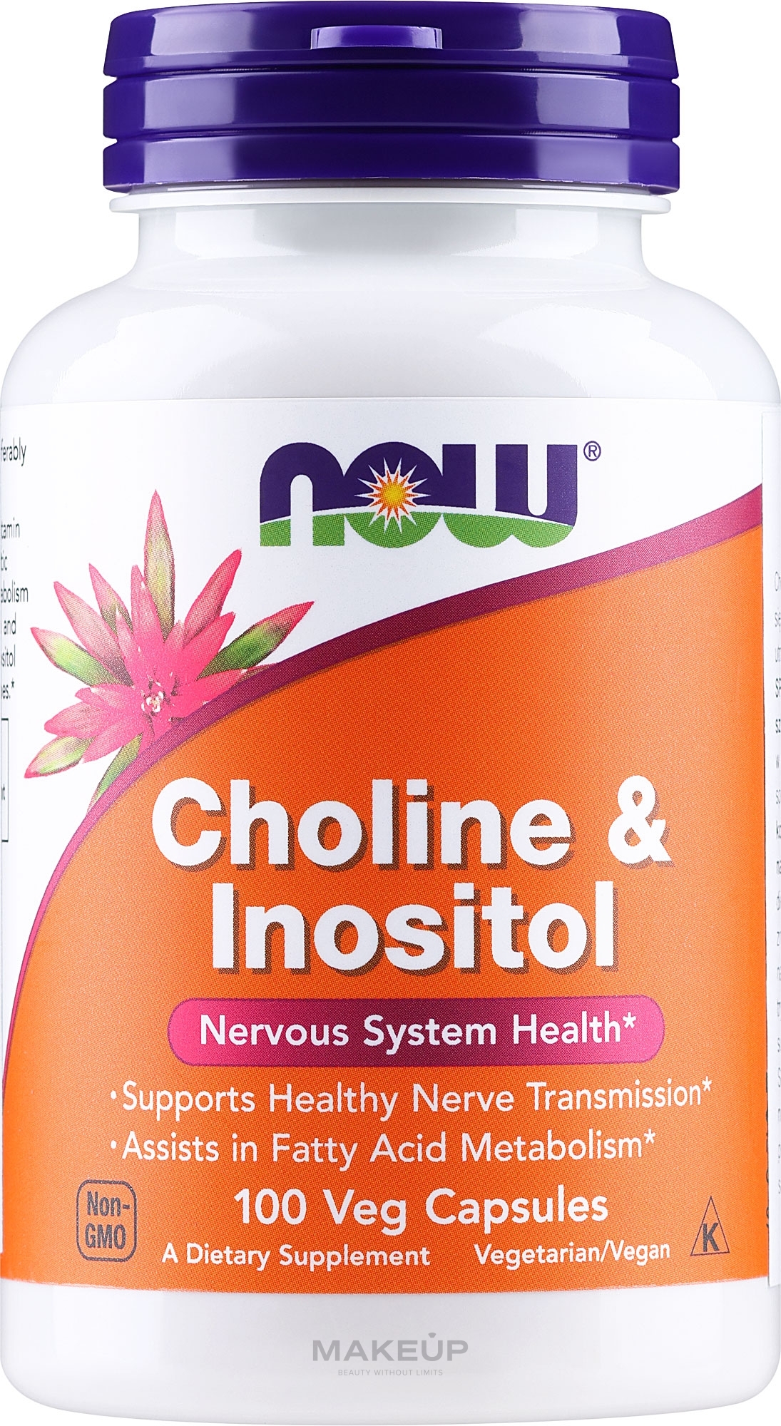 Натуральные добавки "Холин и инозитол" - Now Foods Choline & Inositol — фото 100шт