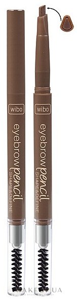 Водостійкий олівець для брів - Wibo Eyebrow Pencil — фото 01