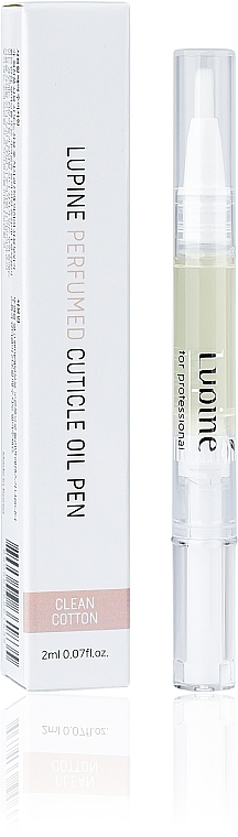 Парфумована олія для кутикули в олівці "Clean Cotton" - Lupine Perfumed Cuticle Oil Pen