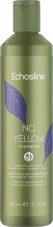 Шампунь проти жовтизни волосся - Echosline No Yellow Shampoo — фото N3