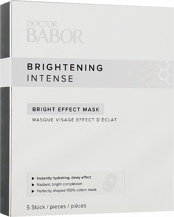 Освітлювальна маска для обличчя - Doctor Babor Brightening Intense Bright Effect Mask — фото N1