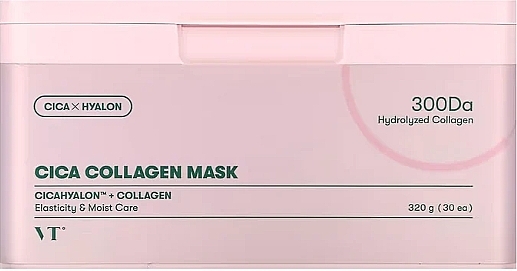 Зміцнювальна тканинна маска для обличчя - VT Cosmetics Cica Collagen Mask — фото N1