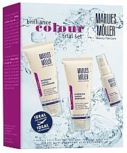 Парфумерія, косметика Набір для догляду за волоссям - Marlies Moller Brilliance Colour (sh/100ml + cond/100ml + spray/30ml)