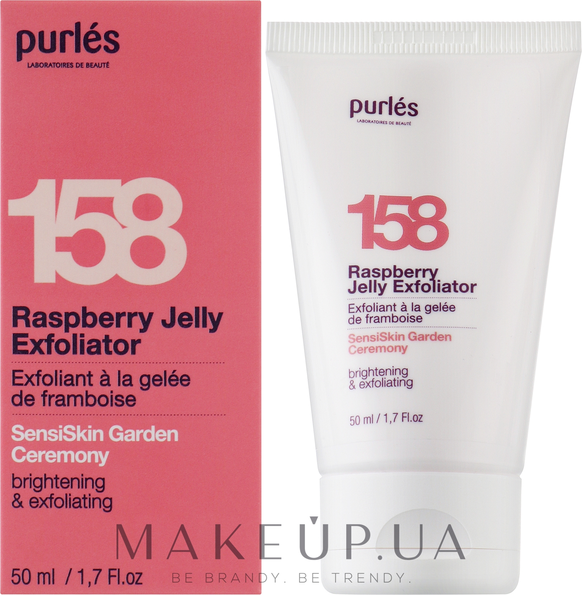 Малиновий ензимний ексфоліант - Purles 158 SensiSkin Garden Ceremony Raspberry Jelly Exfoliator — фото 50ml