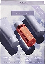 Парфумерія, косметика Набір для догляду - Fenty Beauty Fenty Skin Travel-Size Start'r Set With Mineral SPF (clean/45ml + toner/50ml + SPF/30ml + b/cr/8ml)