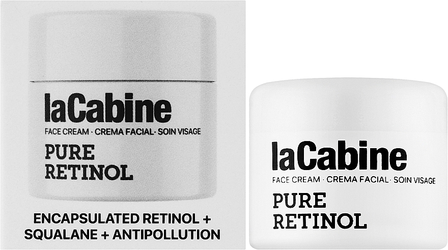 Антивозрастной крем для лица с ретинолом - La Cabine Pure Retinol Cream (мини) — фото N2