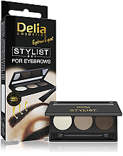 Набор для стилизации бровей - Delia Stylist Set For Eye — фото N2