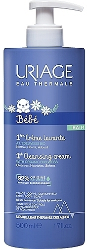 Очищающий пенящийся крем для детей и младенцев - Uriage Babies Cream Lavante