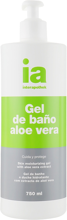 Освежающий гель для душа с экстрактом алоэ вера, с дозатором - Interapothek Gel De Bano Aloe Vera