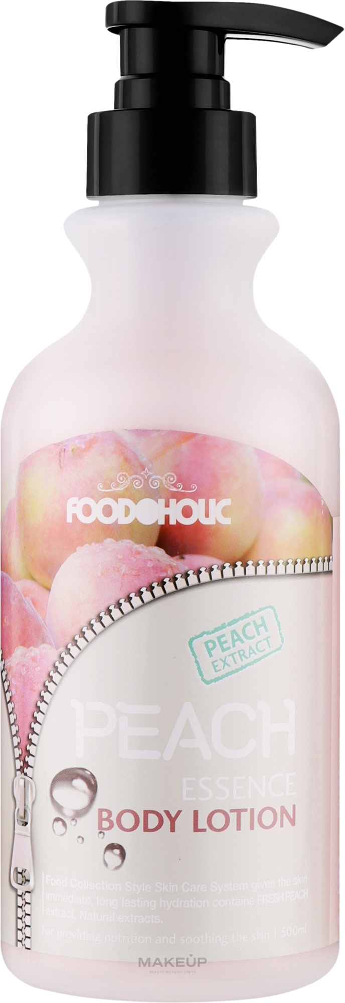 Лосьйон для тіла з екстрактом персика - Food a Holic Peach Essential Body Lotion — фото 500ml