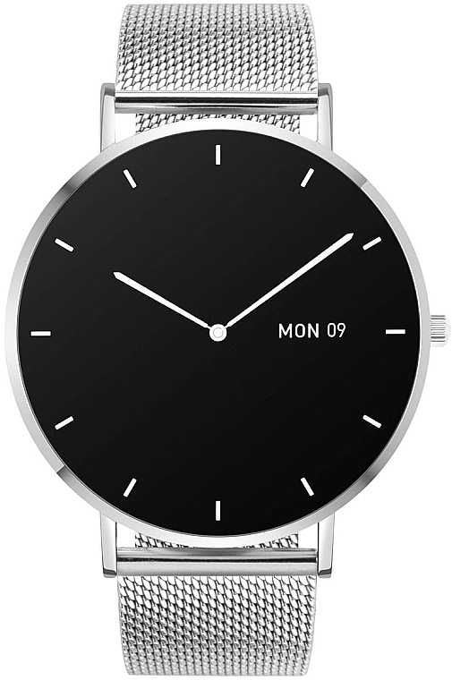 Смарт-часы женские, серебро, сталь - Garett Smartwatch Verona — фото N1