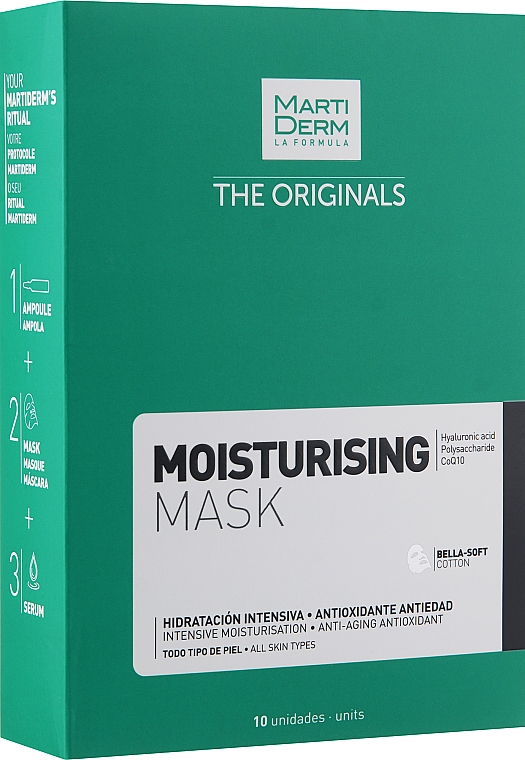 Увлажняющая маска с гиалуроновой кислотой - MartiDerm The Originals Moisturising Mask