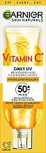 Легкий денний флюїд для обличчя - Garnier Skin Naturals Vitamin C Daily UV Brightenning Fluid SPF50+ — фото N3