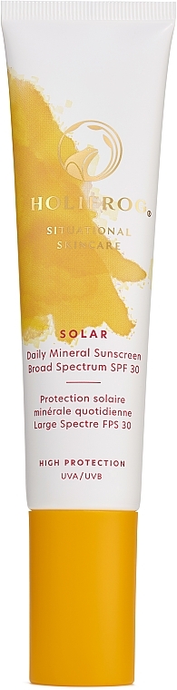 Крем мінеральний сонцезахисний щоденний - HoliFrog Solar Daily Mineral Sunscreen Broad Spectrum SPF 30