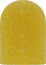 Парфумерія, косметика Ковпачок жовтий, діаметр 10 мм, абразивність 240 грит, CY-10-240 - Nail Drill